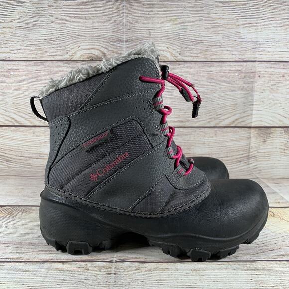 Columbia Rope Tow III Toddler Girls Size 2 Insulated Snow Boots Gray - Picture 6 of 11